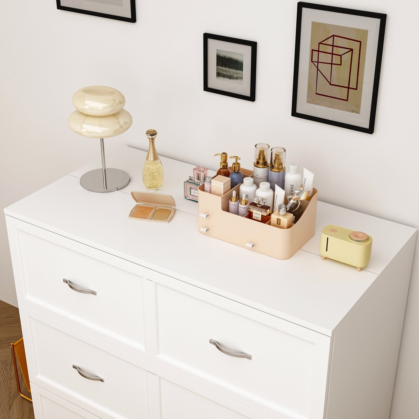 Lit escamotable pliable avec prises électriques