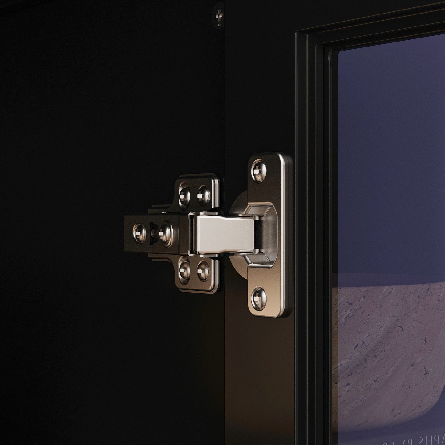 Vitrine avec portes vitrées, bibliothèque d'appoint pour salon ou couloir - 70,1 cm (H) x 31,5 cm (L)