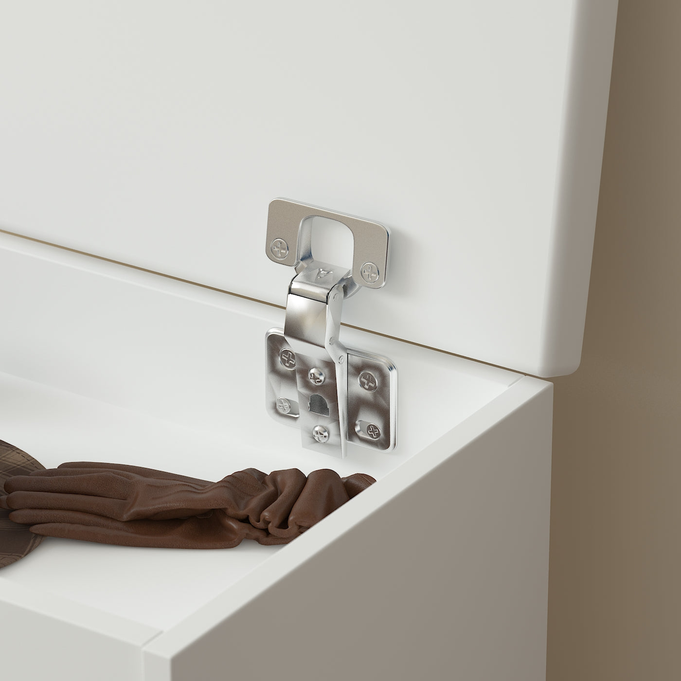 Banc de rangement pour chaussures, étagère à chaussures rembourrée avec 2 compartiments