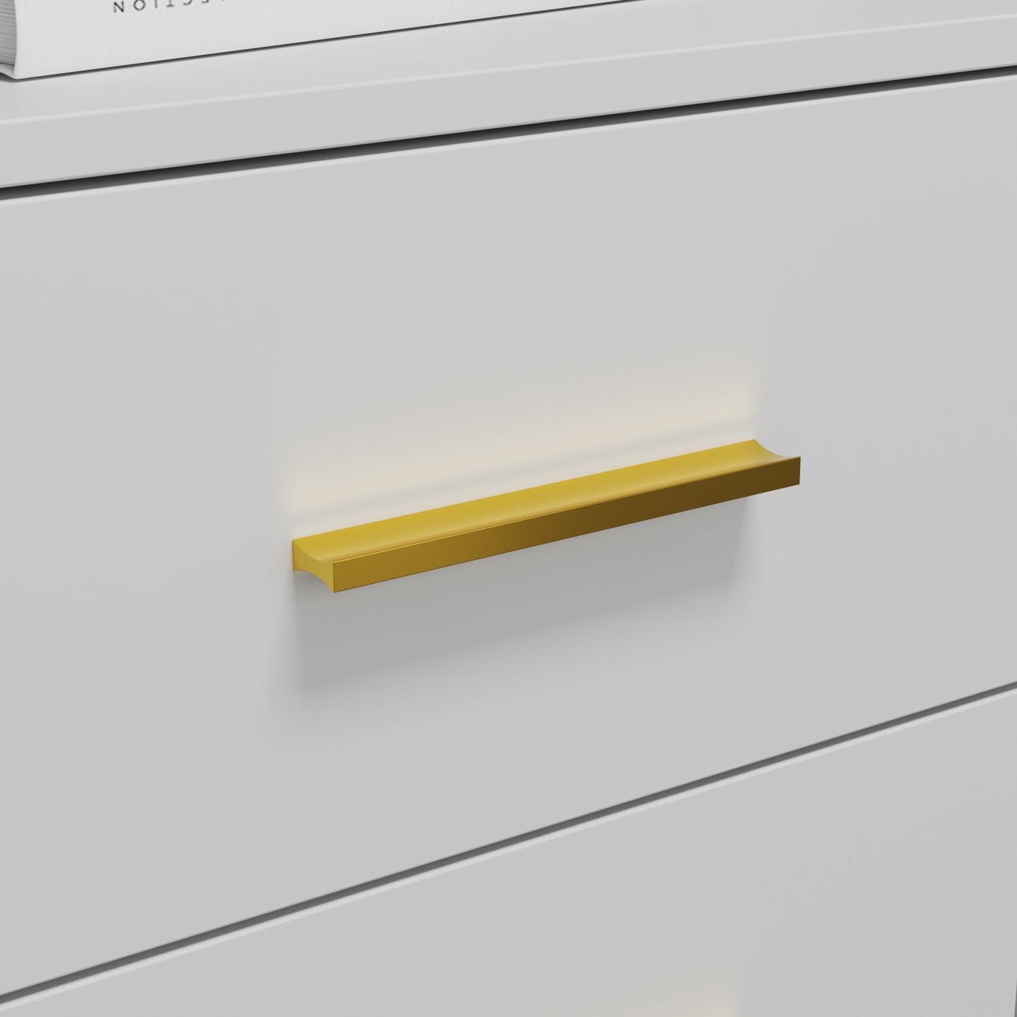 Meuble de rangement à 3 tiroirs et 2 portes, pieds en métal, pour salle à manger et salon