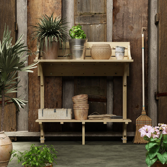 Table de balcon en bois massif