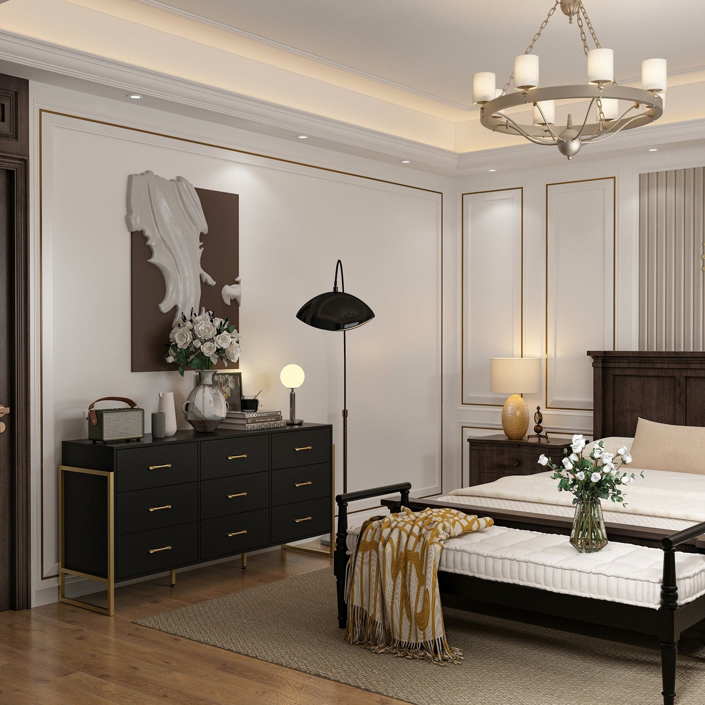 Commode à 9 tiroirs 61,4