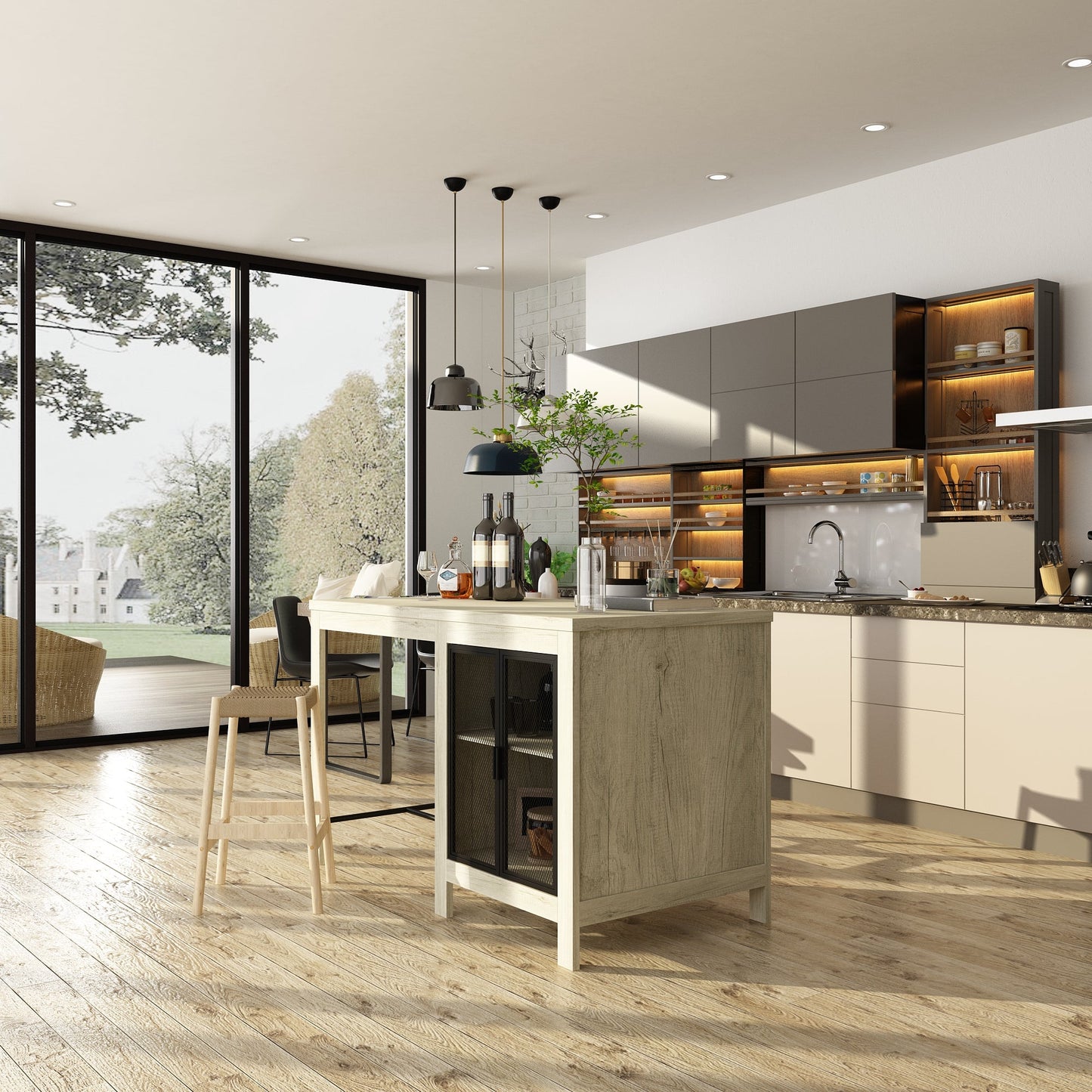 Îlot de cuisine 63 W