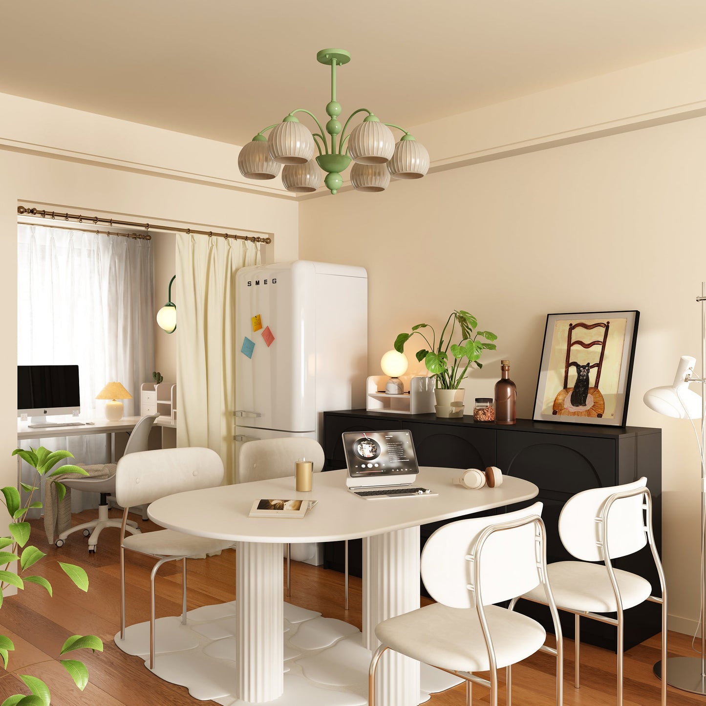 Buffet à 9 tiroirs au design élégant