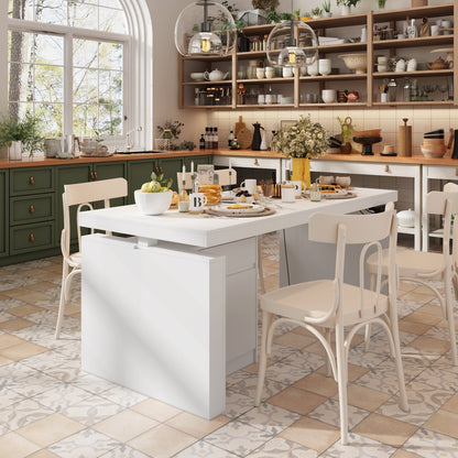 Îlot de cuisine relevable