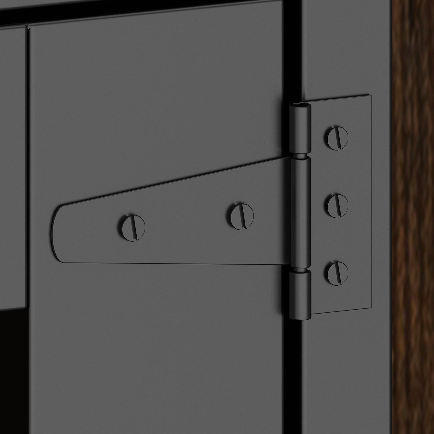 Grande cage en bois pour chien avec 2 tiroirs et séparateurs