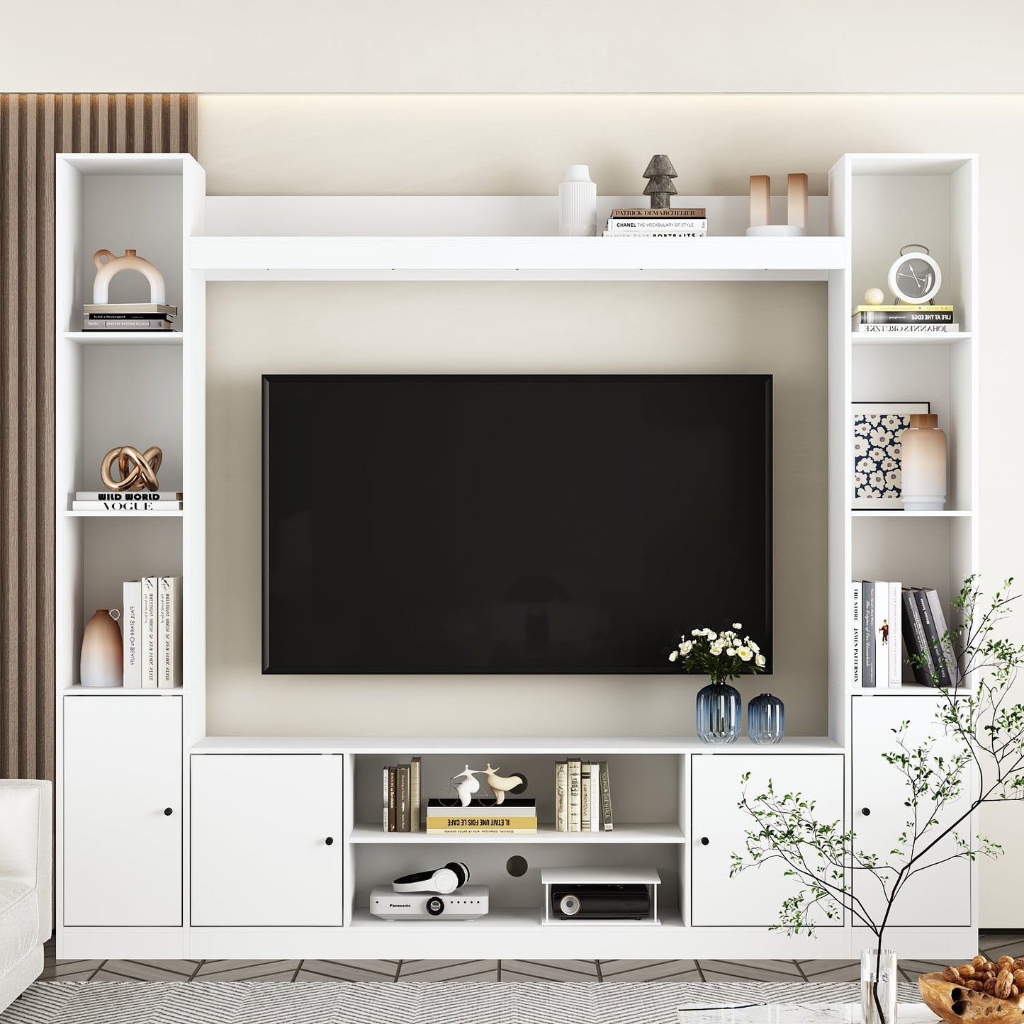 Centre de divertissement moderne de 81,1 pouces