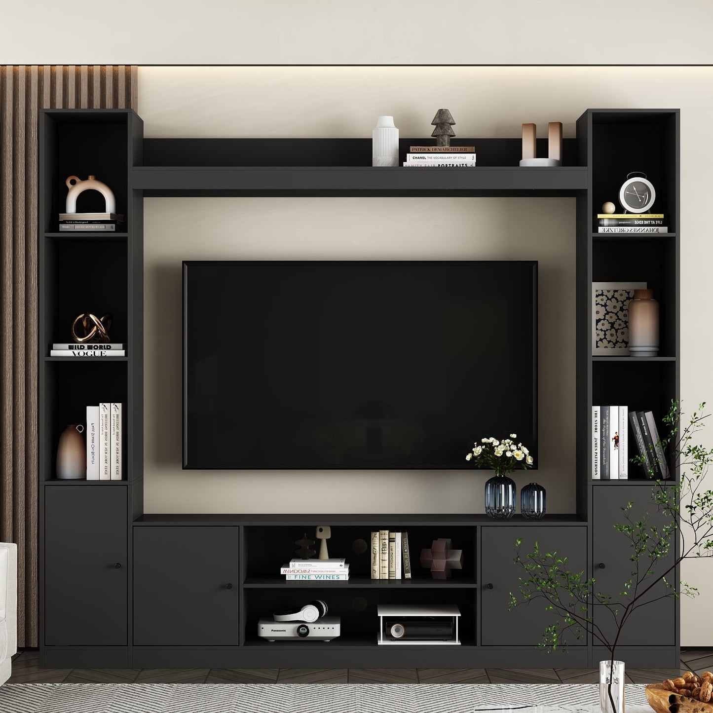 Centre de divertissement moderne de 81,1 pouces