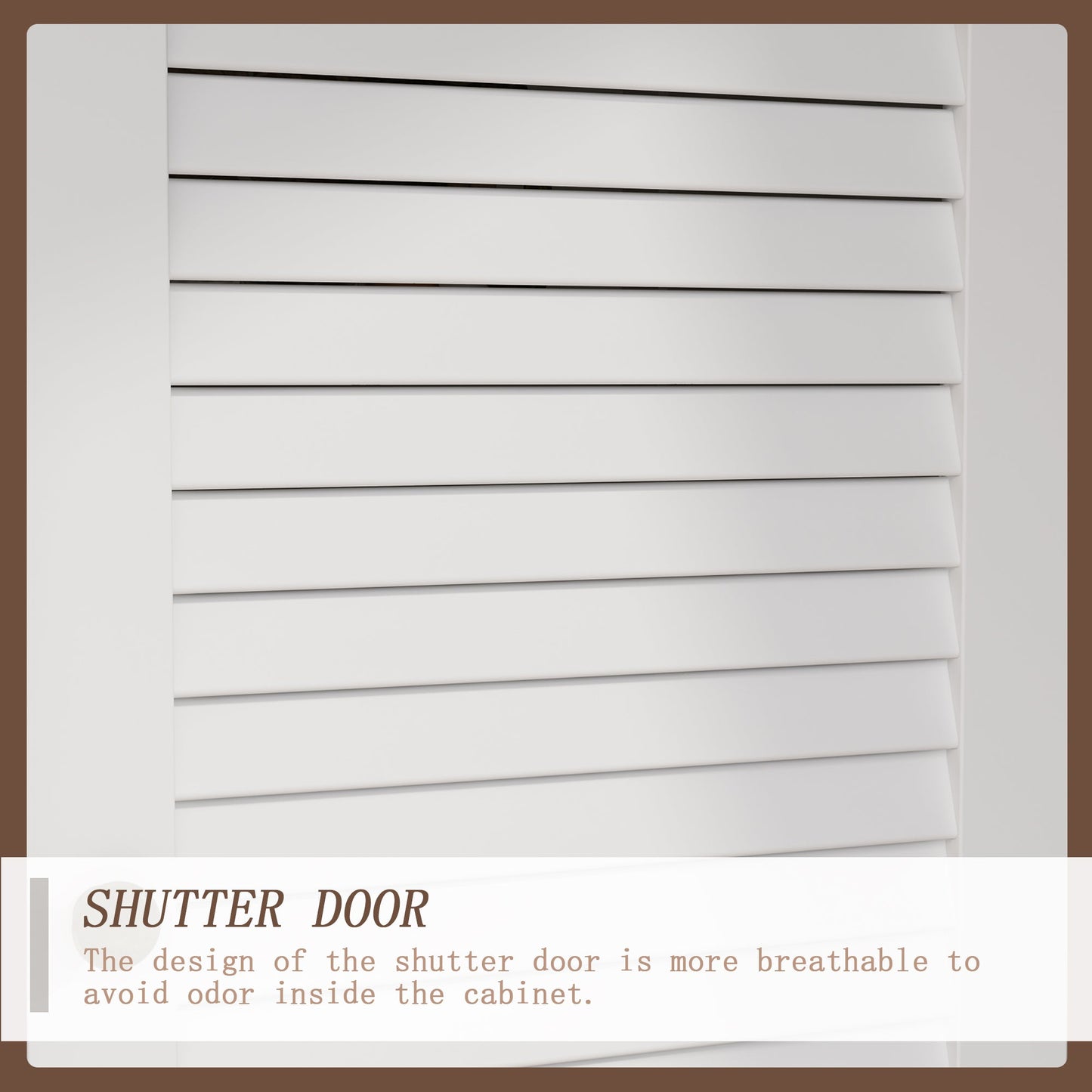 Armoire de rangement haute avec étagère réglable à 6 niveaux et tiroirs 