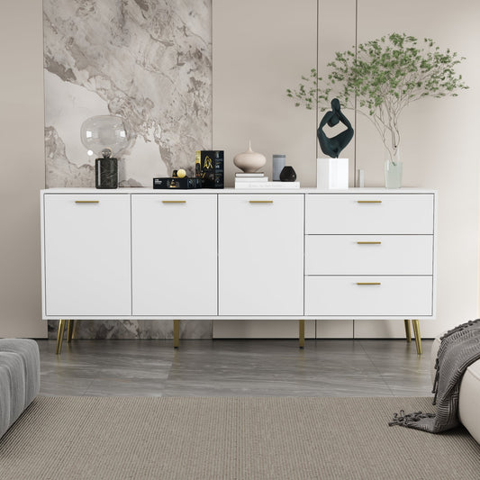 Buffet de 70,9 cm de large avec 3 portes et 3 tiroirs