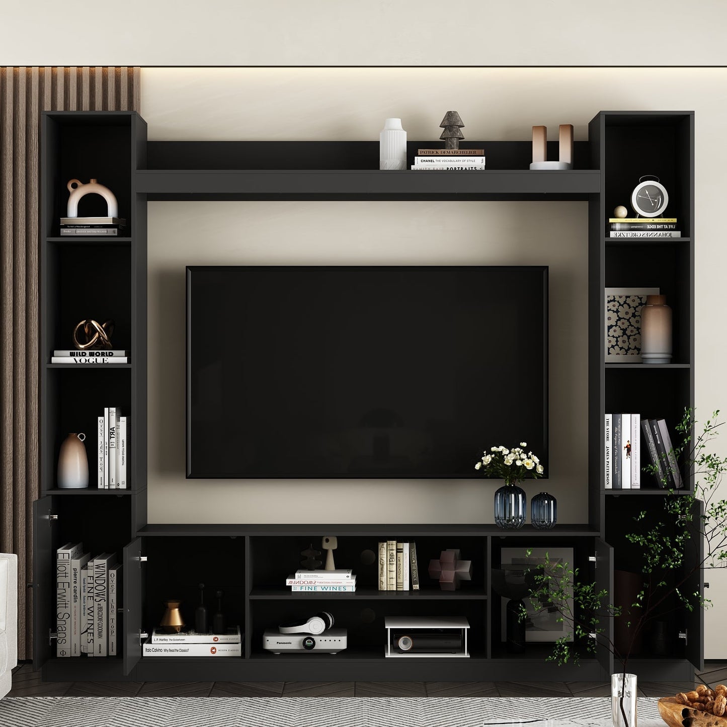 Centre de divertissement moderne de 81,1 pouces