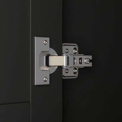 Armoire de rangement à 2 portes, 2 tiroirs et 1 miroir pour chambre à coucher