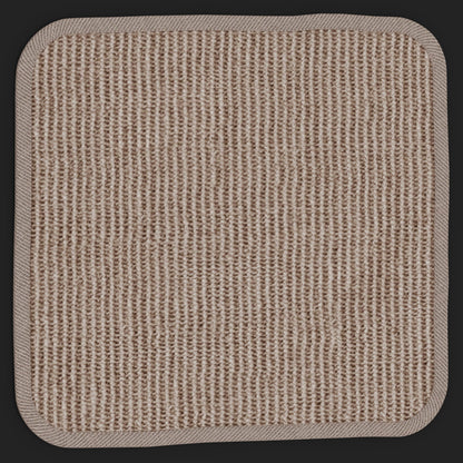 Enclos double pour litière avec portes en sisal et rangement