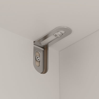 Armoire de rangement blanche pour chambre à coucher avec 3 tiroirs