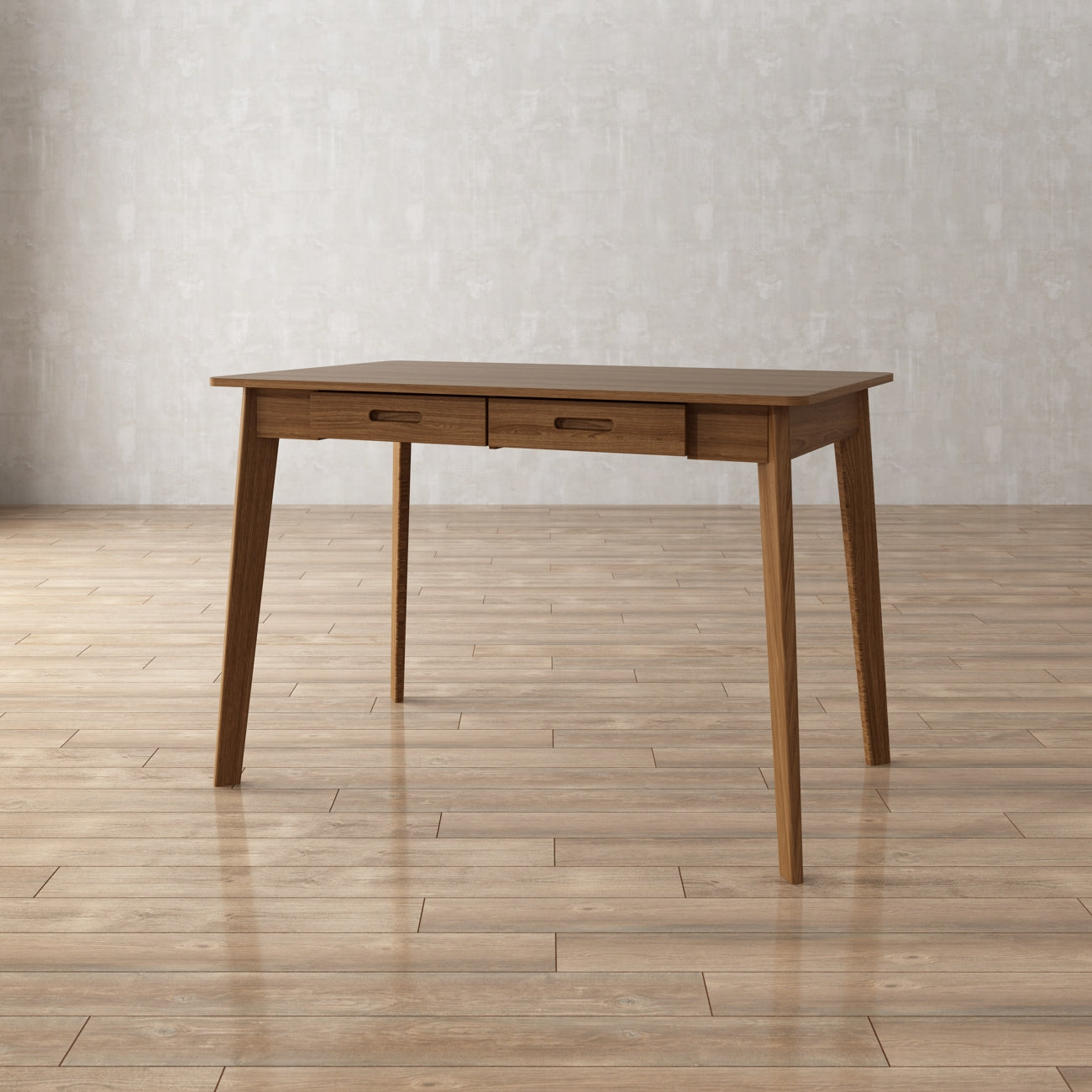 Bureau minimaliste en bois blanc, table d'étude pour bureau, 39,4 cm de large