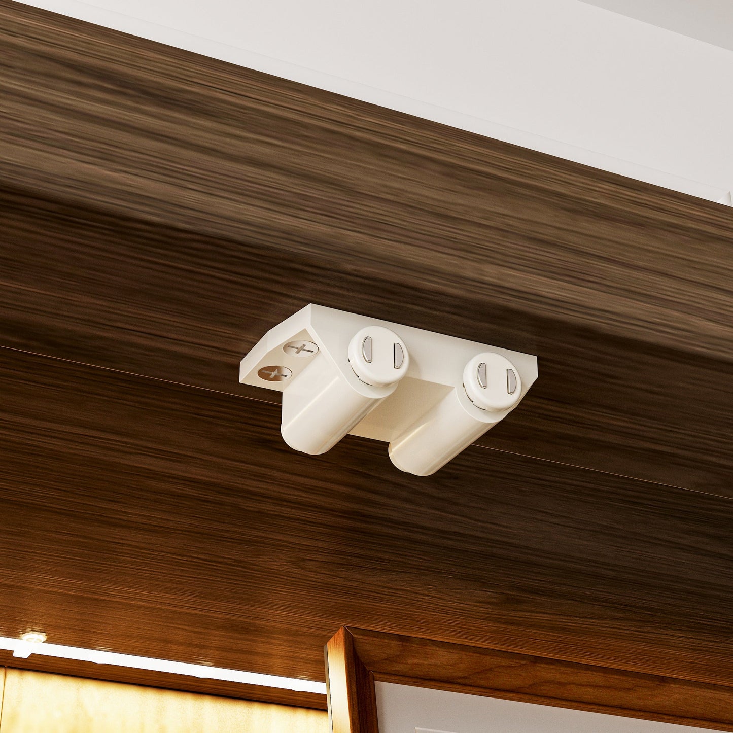 Vitrine de 63 cm de haut avec porte vitrée et éclairage