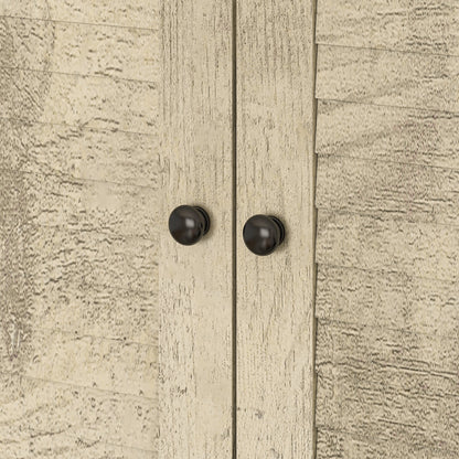 Grande armoire-penderie pour chambre à coucher, meuble de rangement à 4 portes et 5 tiroirs