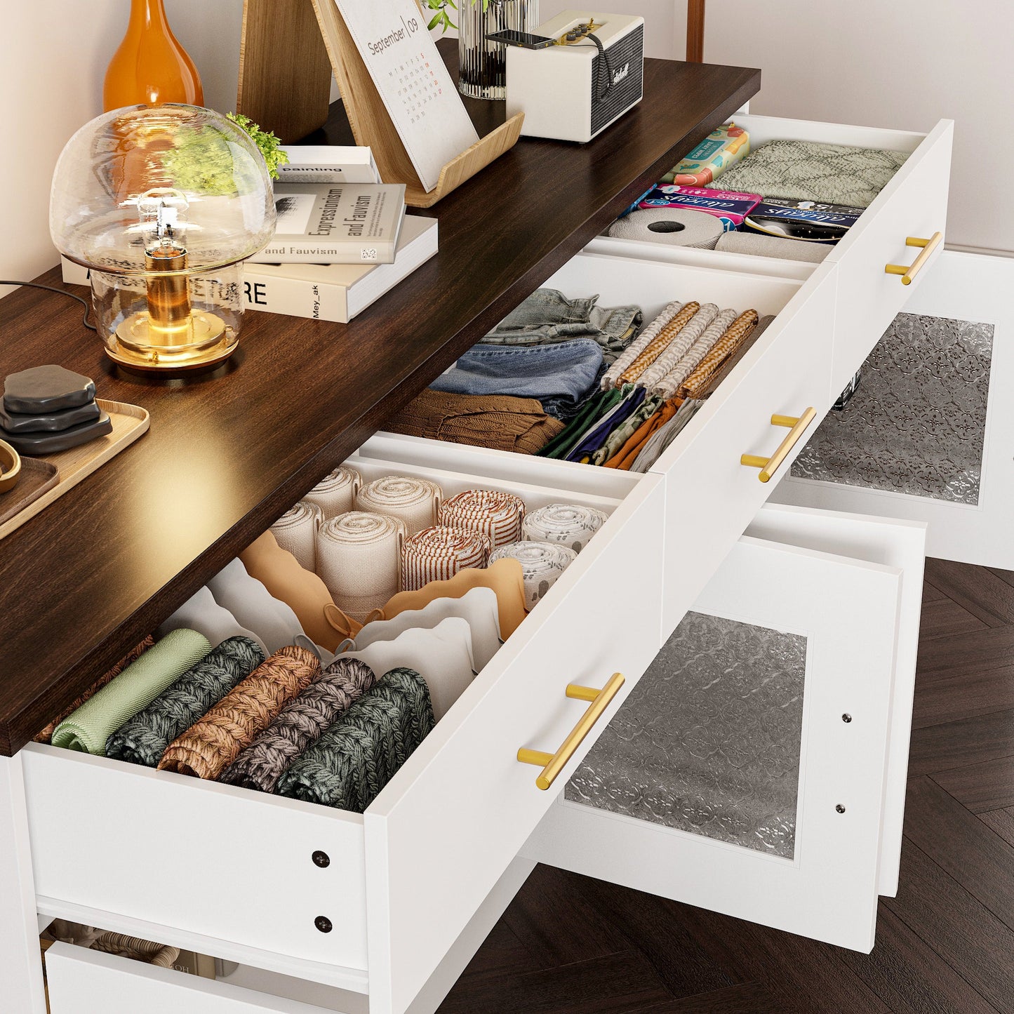 Buffet/meuble de rangement de 63 po de largeur