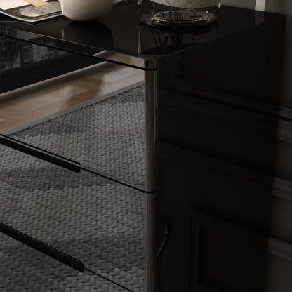 Commode à 5 tiroirs avec éclairage intégré