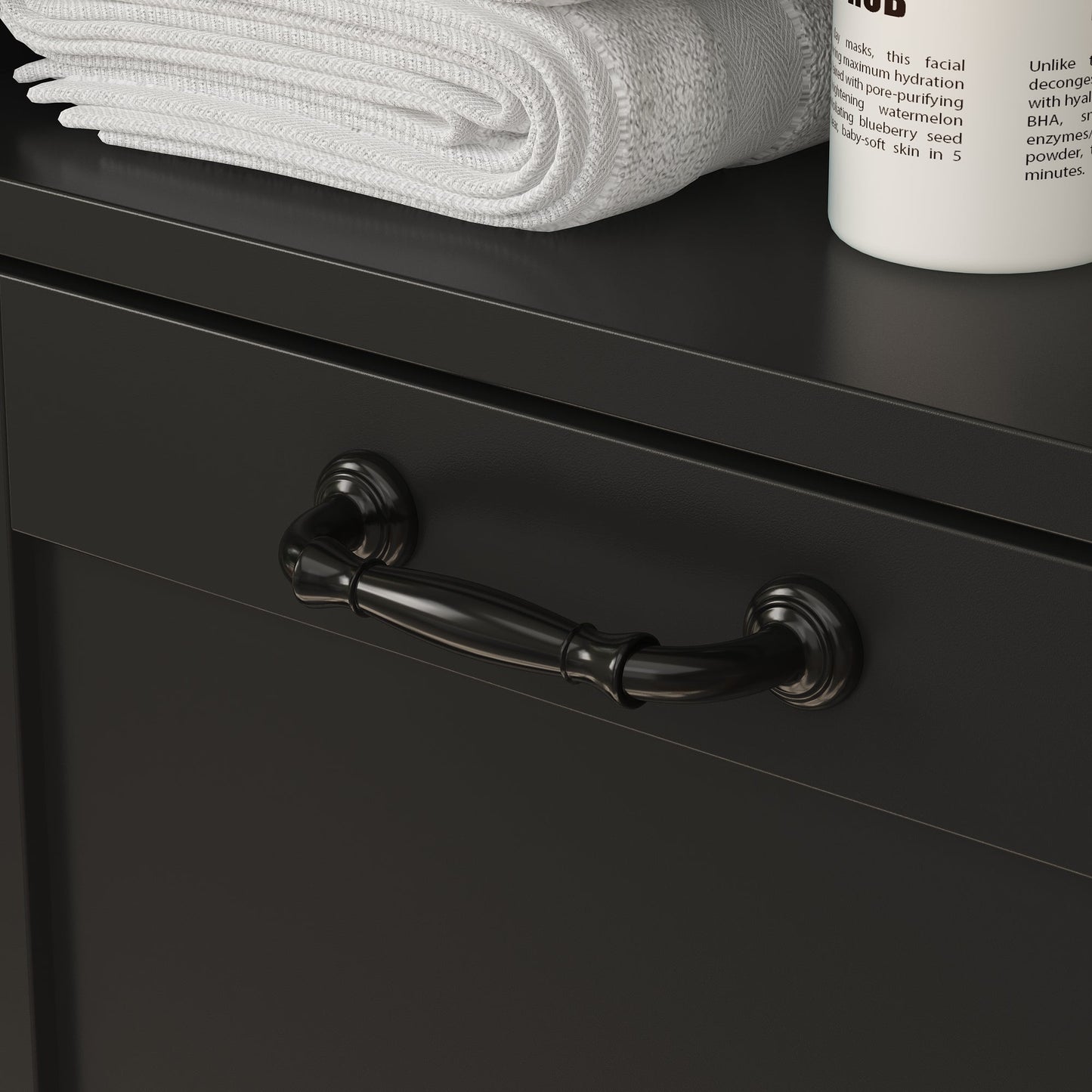 Meuble de salle de bain élégant avec finition blanche