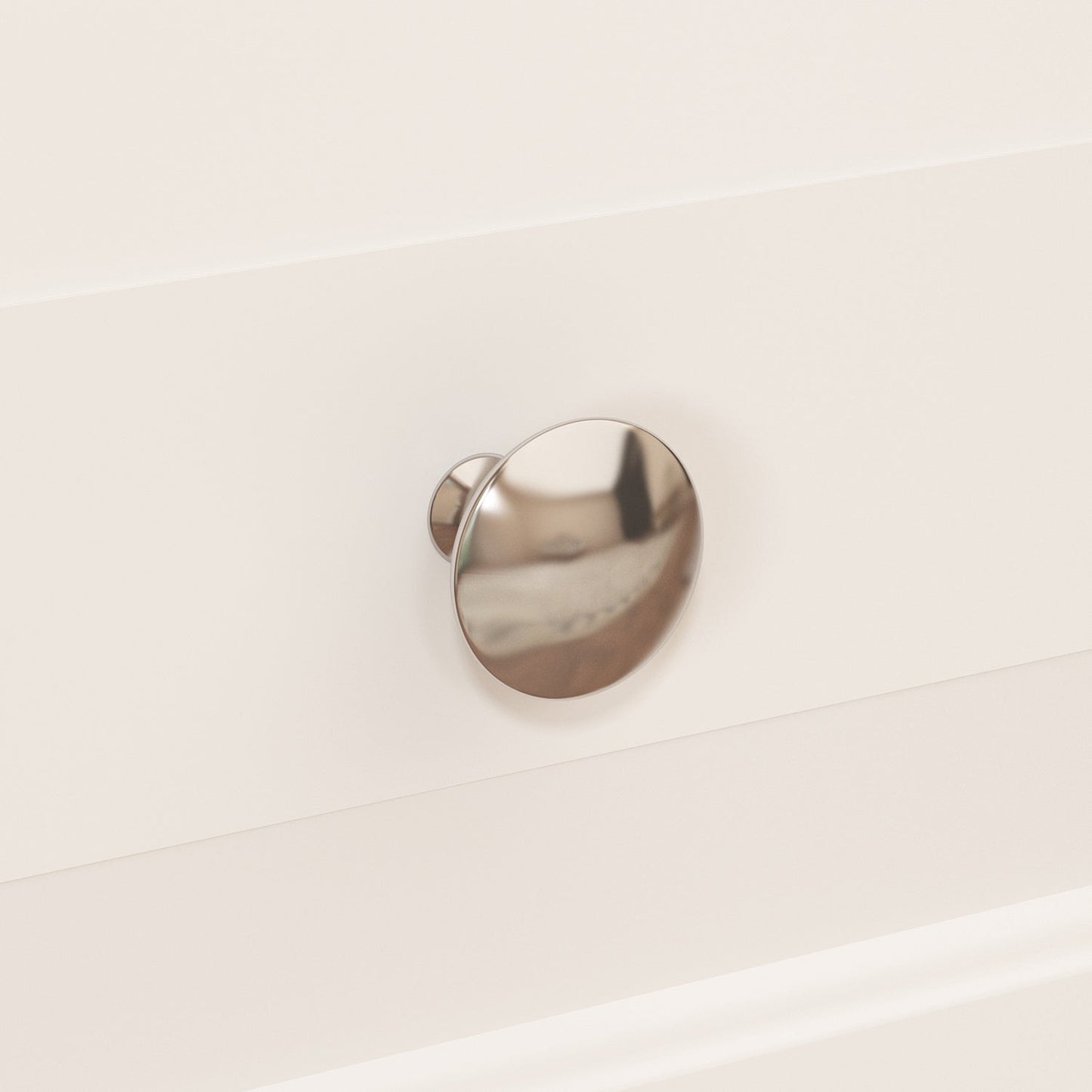 Armoire de rangement blanche pour chambre à coucher avec 3 tiroirs