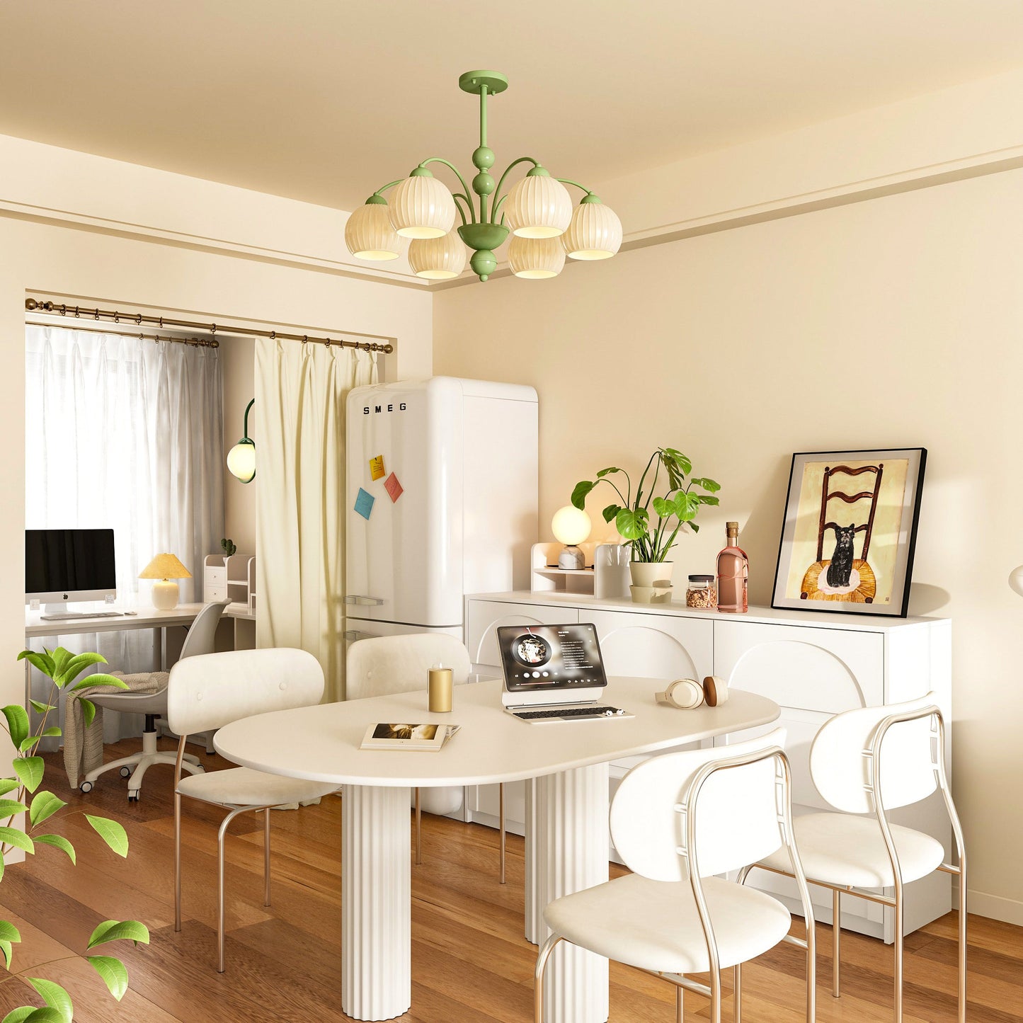 Buffet à 9 tiroirs au design élégant