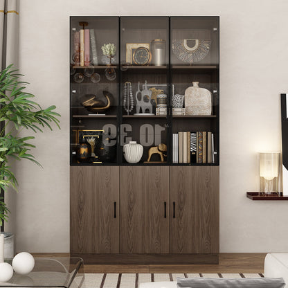 Bibliothèque combinée avec éclairage LED