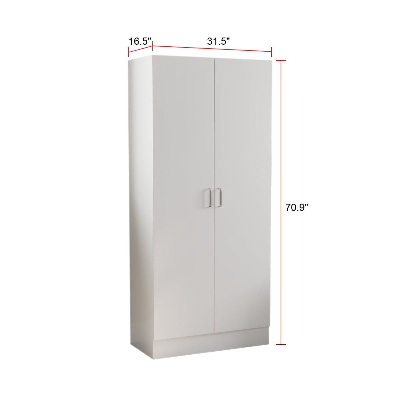 Armoire-penderie à 5 niveaux avec 2 portes