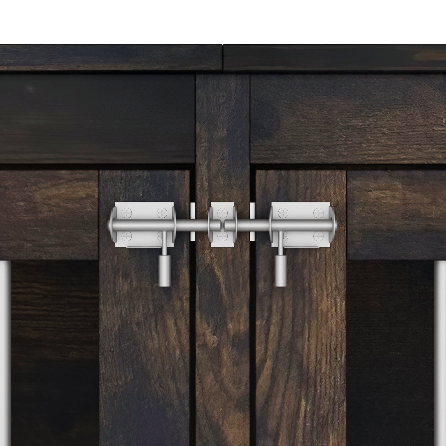 Cage pour animaux de compagnie à double porte de grande taille avec structure renforcée en acier