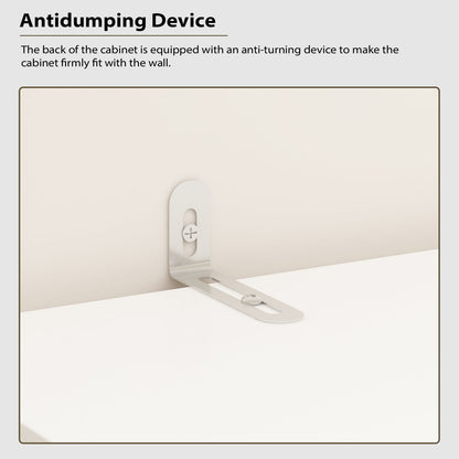 Vitrine d'angle avec étagère de rangement et bibliothèque, combinant 4 portes vitrées et 2 tiroirs