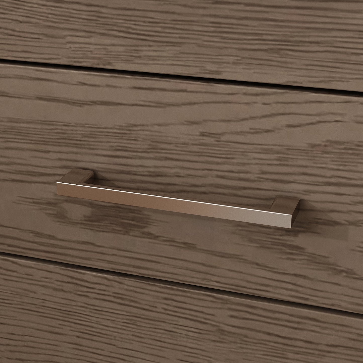 Table de chevet à 3 tiroirs avec compartiment caché