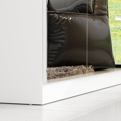 Armoire en bois massif et en panneaux de particules