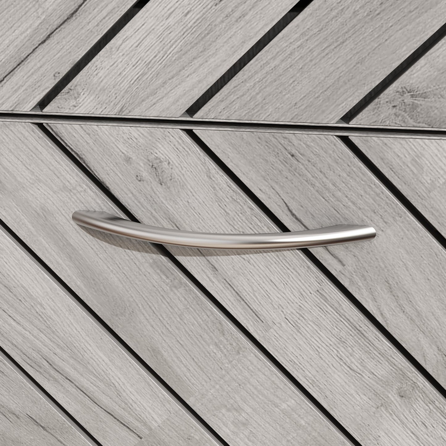 Meuble à chaussures vieilli avec 3 tiroirs rabattables pour entrée et couloir 