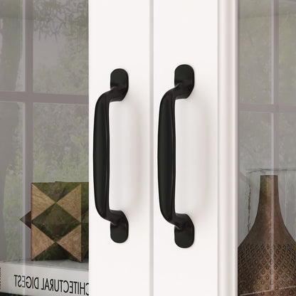 Vitrine en bois pour bureau à domicile, salon