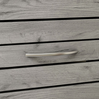 Meuble à chaussures de style campagnard avec 3 portes rabattables, organisateur de chaussures pour entrée/couloir