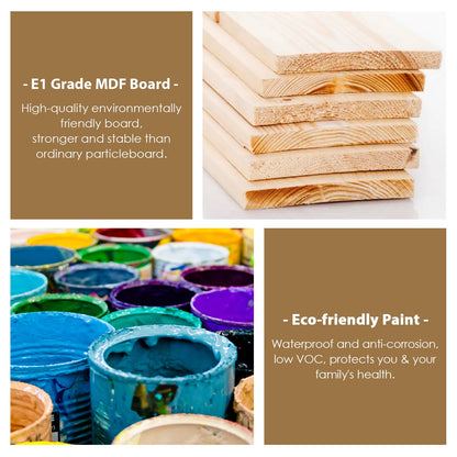 Buffet contemporain avec tiroirs et portes