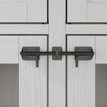 Grande cage en bois pour chien avec 2 tiroirs et séparateurs