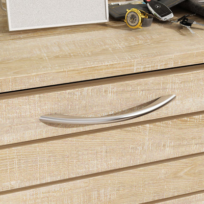 Meuble à chaussures à 2 tiroirs rabattables, meuble de rangement à chaussures à 2 niveaux pour entrée 