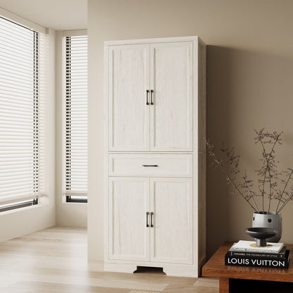 Meuble de rangement modulaire élégant : design épuré et combinaison de compartiments ouverts et fermés.