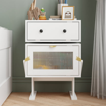 Table de chevet créative en forme de robot et rotation à 360°