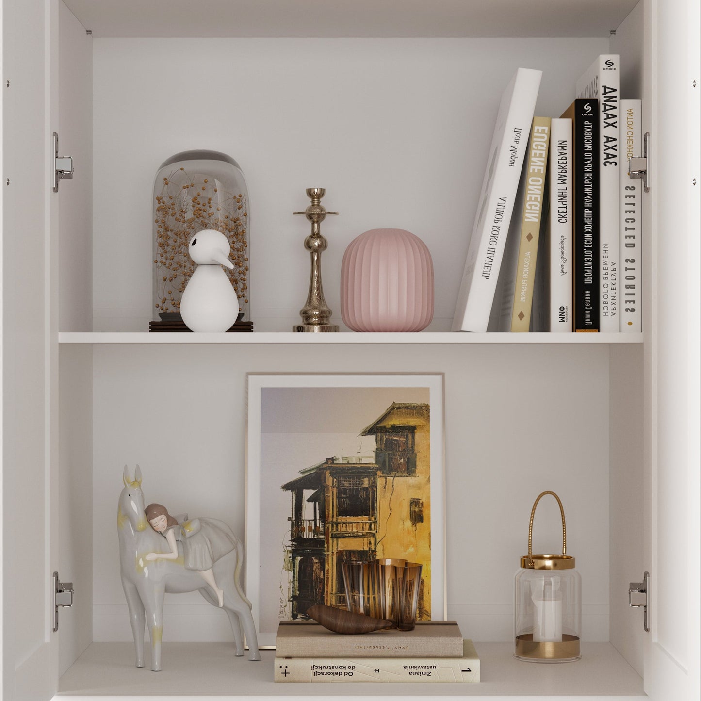 Armoire de rangement de bureau 47,2'' L x 78,7'' H avec 3 tiroirs ouverts