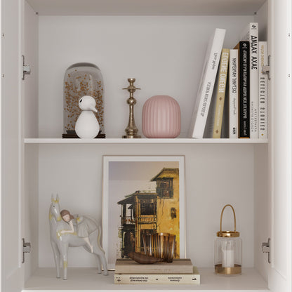 Armoire de rangement de bureau 47,2'' L x 78,7'' H avec 3 tiroirs ouverts