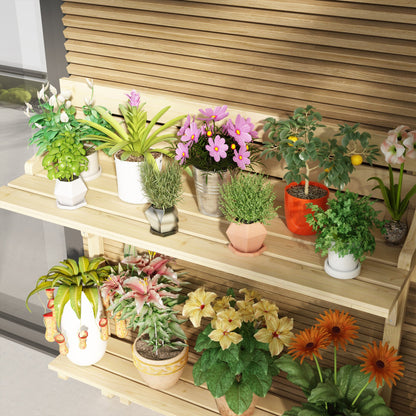 Table de balcon en bois massif