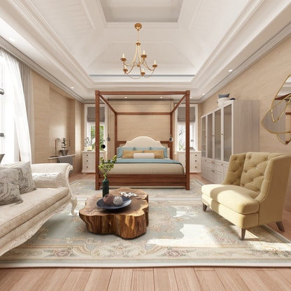 Armoire en bois massif et en panneaux de particules