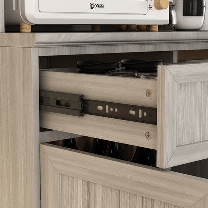 Buffet de rangement avec tiroirs pour cuisine ou salon