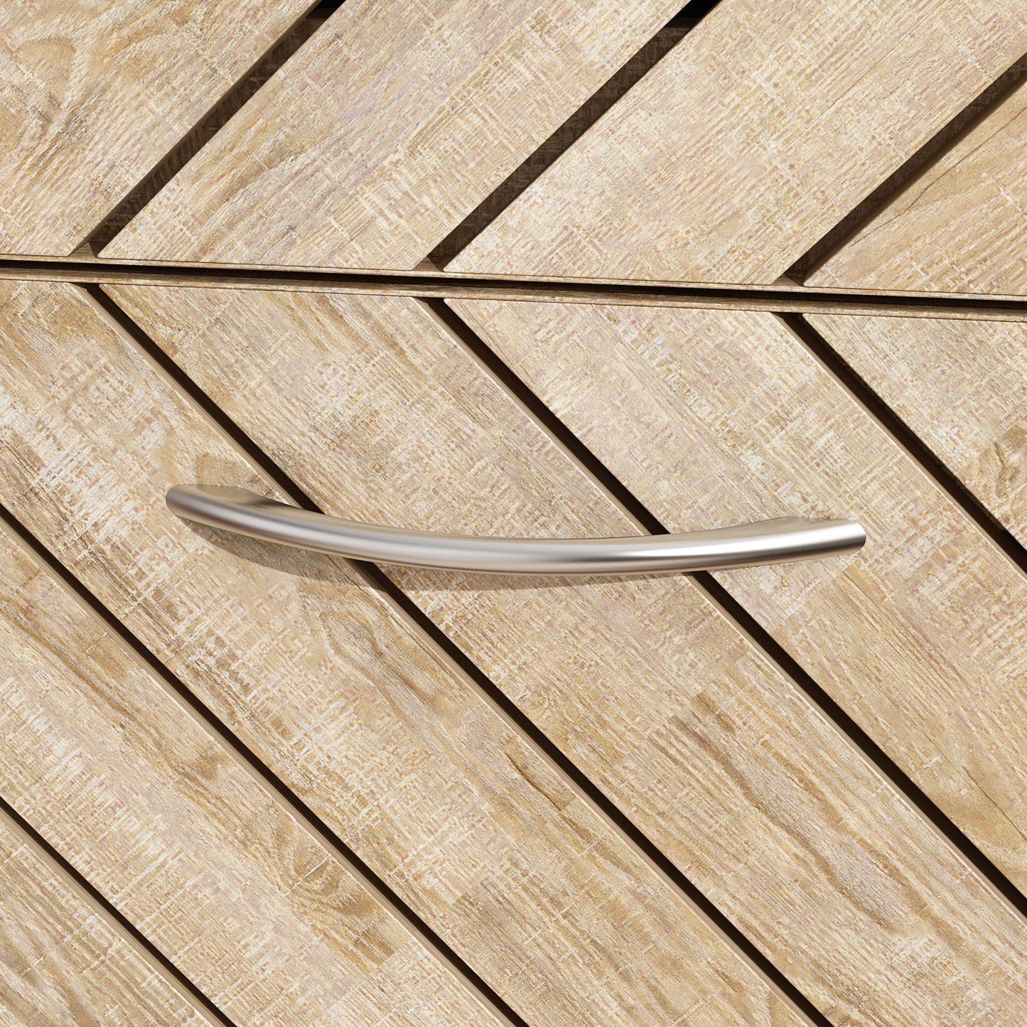 Meuble à chaussures vieilli avec 3 tiroirs rabattables pour entrée et couloir 