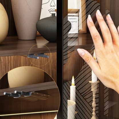 Bibliothèque combinée avec éclairage LED