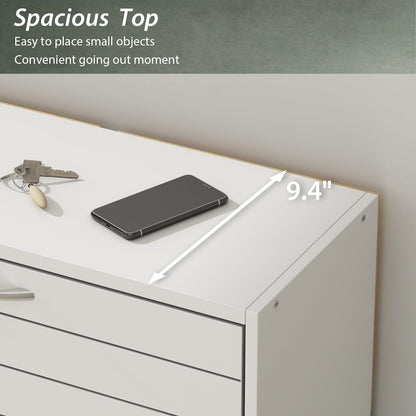 Meuble à chaussures de style campagnard avec 3 portes rabattables, organisateur de chaussures pour entrée/couloir