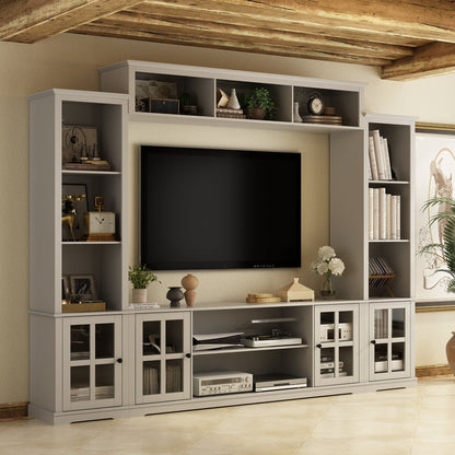 Meuble TV grand centre de divertissement