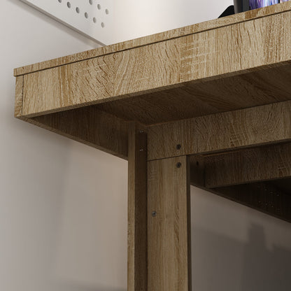 Grande table de conférence, bureau gaming avec finition bois pour réception